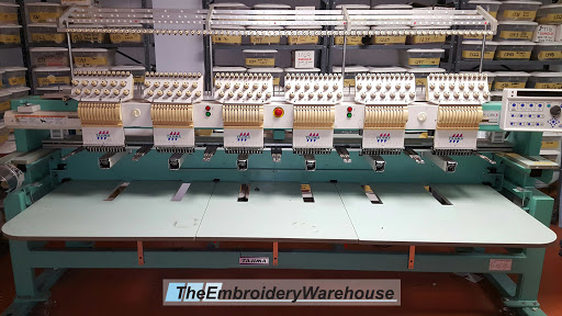 ID#1453 - Tajima TMFX-C1206 Commercial Embroidery Machine.  Year 1996 : 6 : 12 - www.TheEmbroideryWarehouse.com